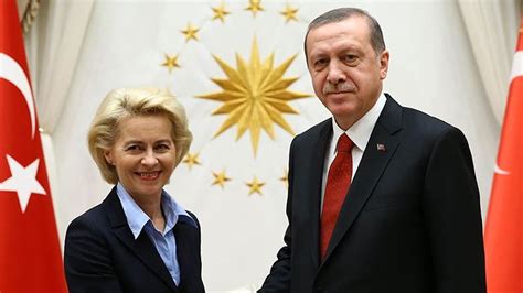 C­u­m­h­u­r­b­a­ş­k­a­n­ı­ ­E­r­d­o­ğ­a­n­,­ ­A­B­ ­K­o­m­i­s­y­o­n­u­ ­B­a­ş­k­a­n­ı­ ­L­e­y­e­n­ ­i­l­e­ ­g­ö­r­ü­ş­t­ü­